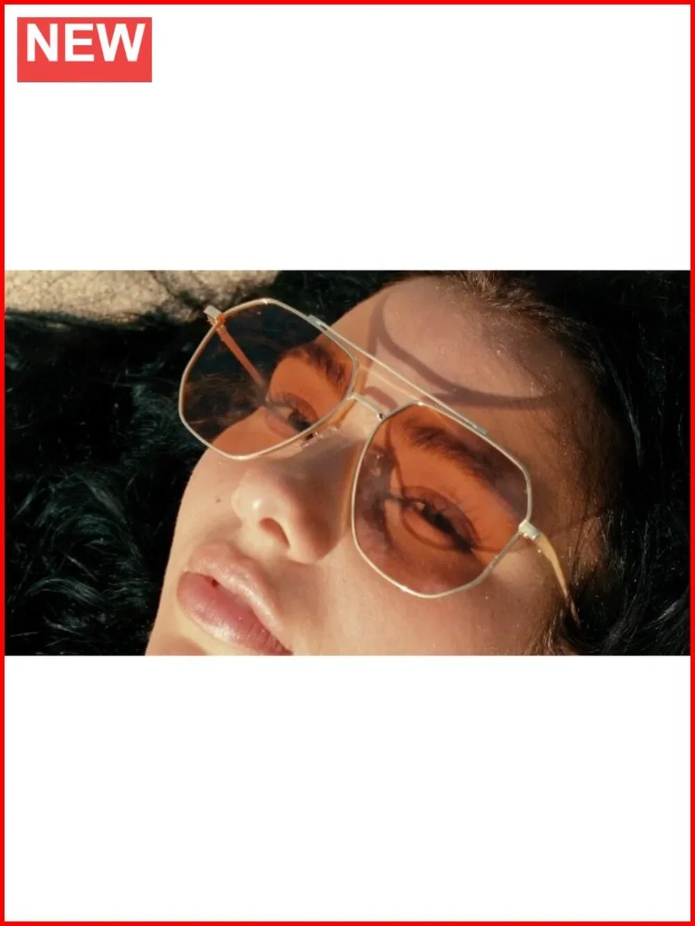 Retro Oversized Aviator Sunglasses for Women Men Polarized Metal Shades